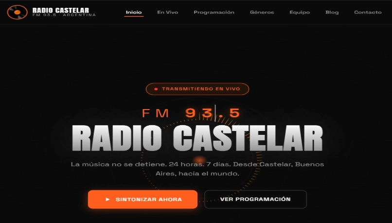 Tu Emisora en la Web: Dashboard, Estadísticas y Streaming en Tiempo Real
