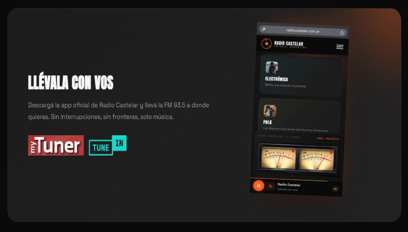 Tu Emisora en la Web: Dashboard, Estadísticas y Streaming en Tiempo Real