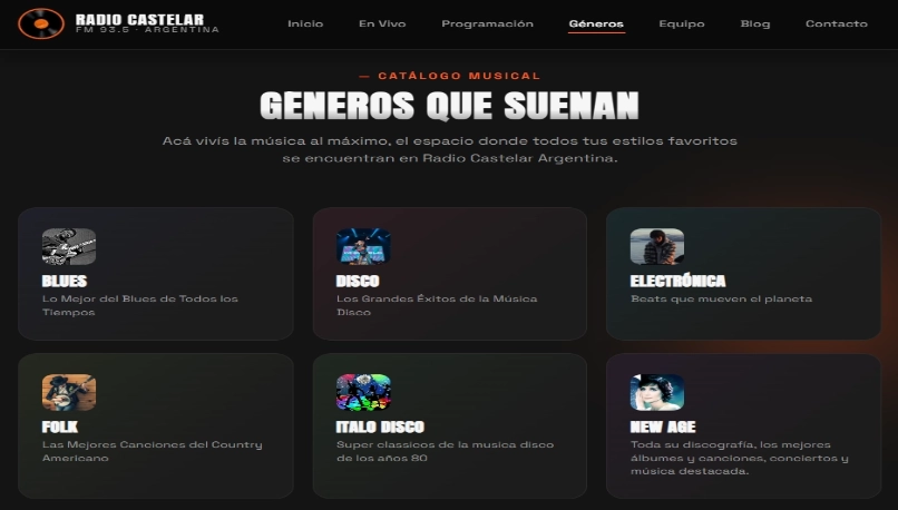 Tu Emisora en la Web: Dashboard, Estadísticas y Streaming en Tiempo Real